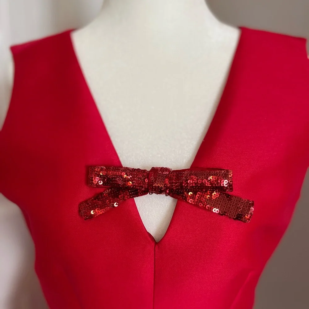 Kate Spade Pink Tie Front Backless Mini Dress - Picture 5 of 7